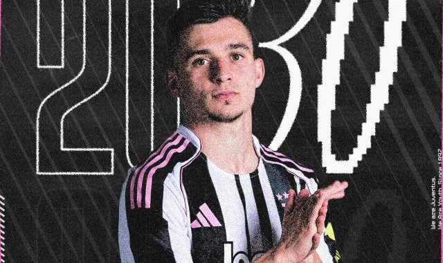 开云入口-官方：小孔塞桑正式加盟尤文，签约5年