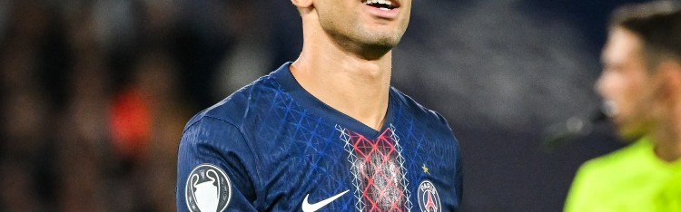 开云入口-队报：阿什拉夫和若昂·内维斯预计都能出战纽卡