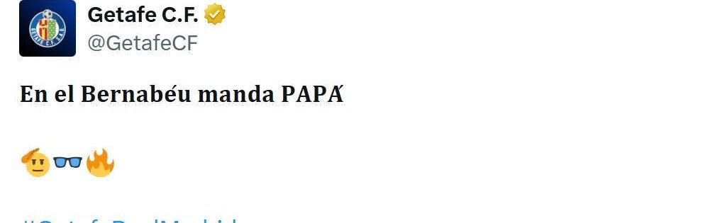 kaiyun-赫塔费官媒赛后发布多条内容嘲讽皇马：在伯纳乌，是爸爸说了算
